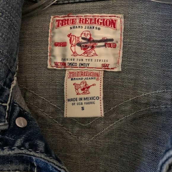 True Religion "Disco Emily" Jean Jacket - Picture 4 of 7